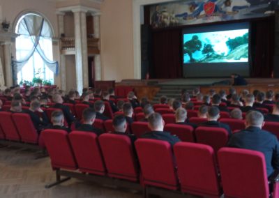 Показ документального фильма «Полярный адмирал» проекта «Неизвестные герои Севера» прошел в Военно-Морской Академии имени адмирала Кузнецова.